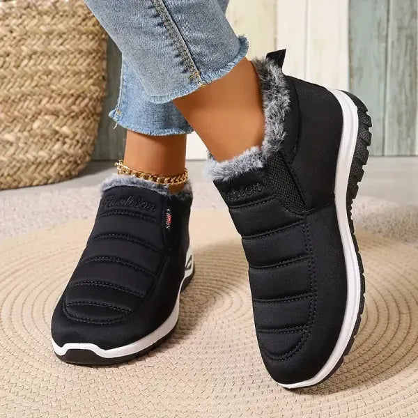 Último día 49% de descuento❤️ Botas de invierno cálidas con forro de piel de oveja para mujer