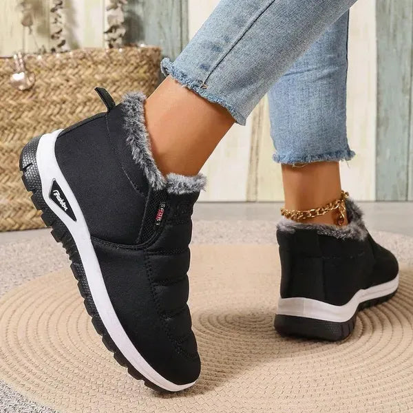 Último día 49% de descuento❤️ Botas de invierno cálidas con forro de piel de oveja para mujer