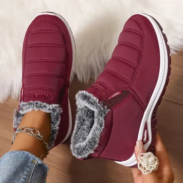 Último día 49% de descuento❤️ Botas de invierno cálidas con forro de piel de oveja para mujer