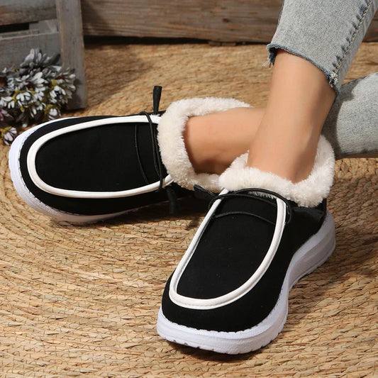 🔥Oferta de esta semana 50% de descuento🔥Zapatos de mujer con cordones, lona, tacón plano, zapatos casuales de algodón