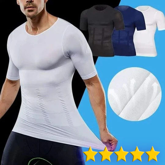 Camiseta tonificadora corporal ultraduradera de tejido transpirable