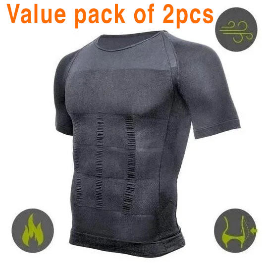 Camiseta tonificadora corporal ultraduradera de tejido transpirable