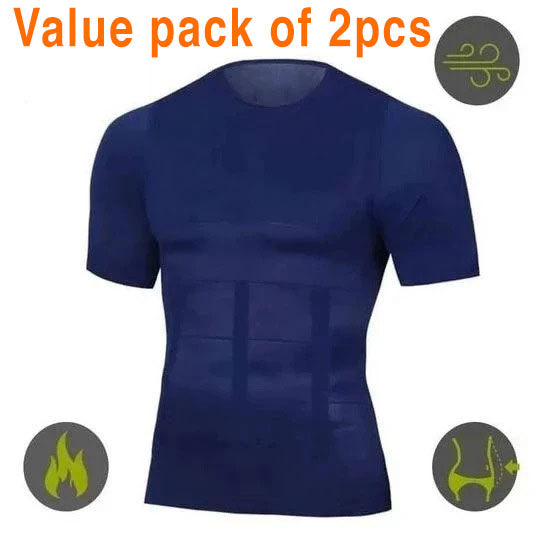 Camiseta tonificadora corporal ultraduradera de tejido transpirable