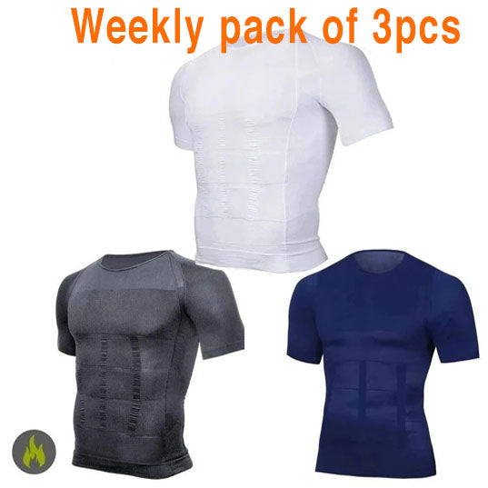 Camiseta tonificadora corporal ultraduradera de tejido transpirable