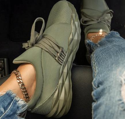 Zapatos cómodos con cordones y sin cordones para mujer