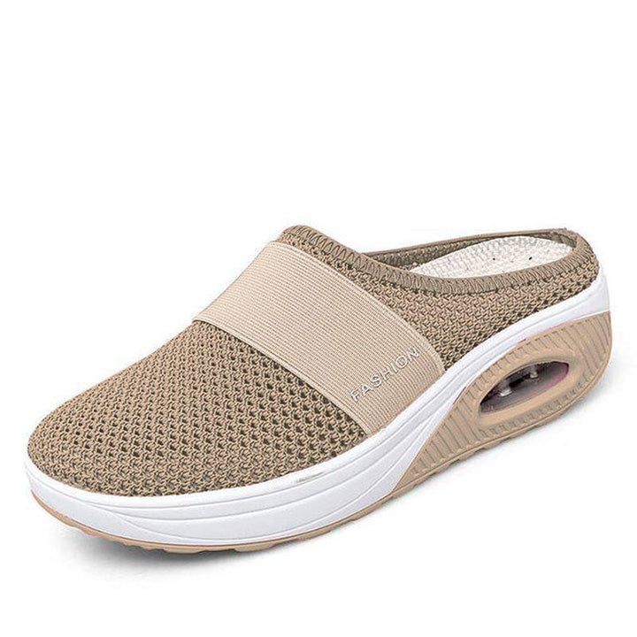 Mocasines ortopédicos para diabéticos con amortiguación de aire y sin cordones