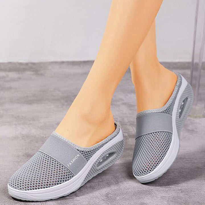 Mocasines ortopédicos para diabéticos con amortiguación de aire y sin cordones