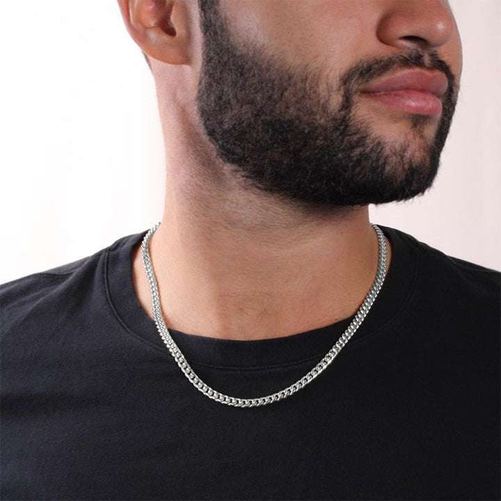 Regalo para el esposo - Promesa - Cuban Link