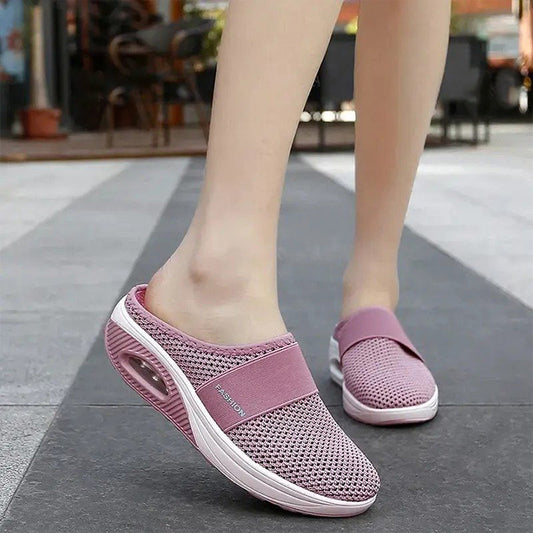 Mocasines ortopédicos para diabéticos con amortiguación de aire y sin cordones
