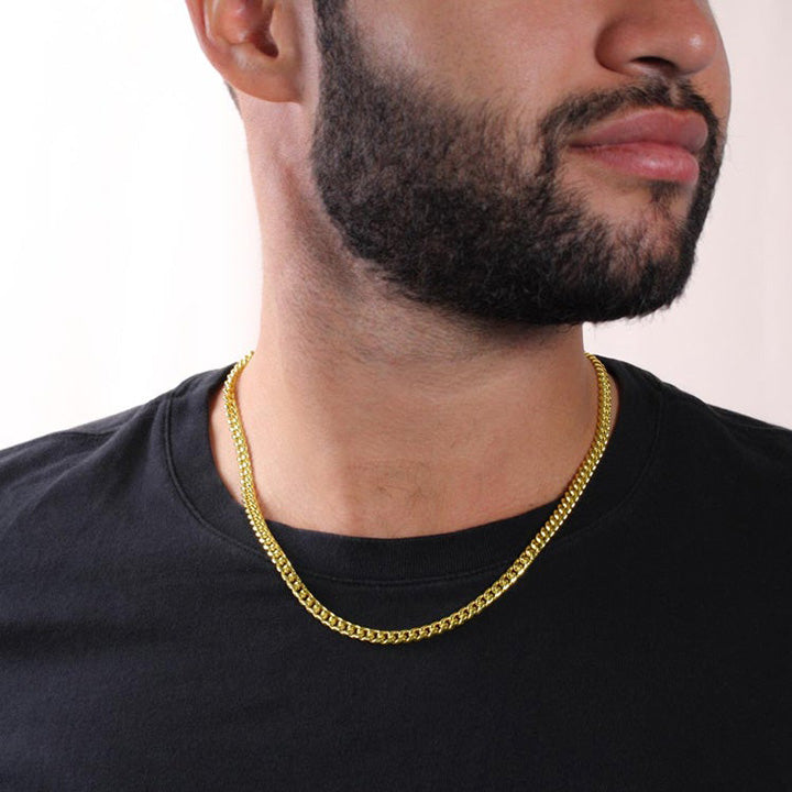 Regalo para el esposo - Promesa - Cuban Link