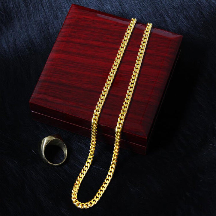 Regalo para el esposo - Promesa - Cuban Link