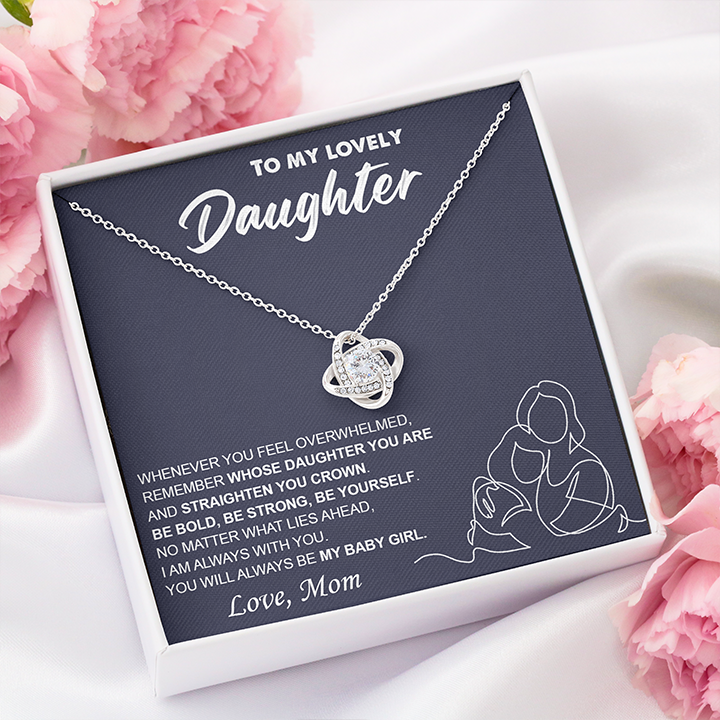 Regalo para hija: collar con nudo de amor