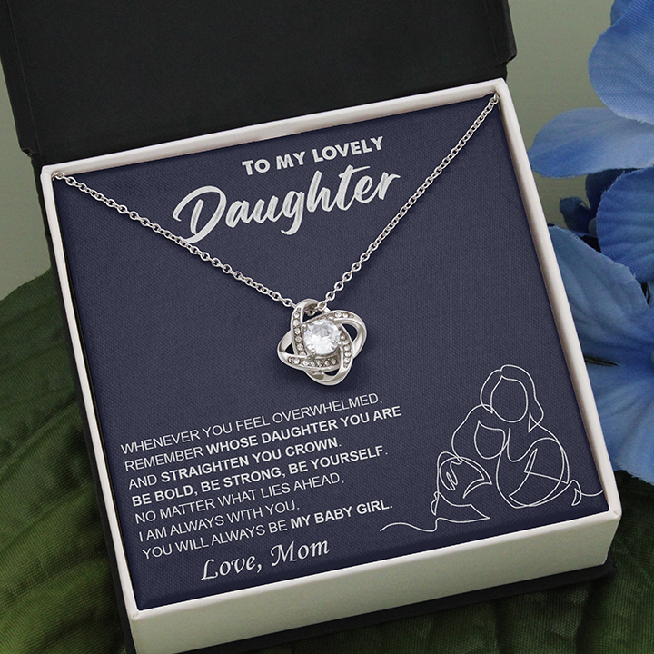 Regalo para hija: collar con nudo de amor