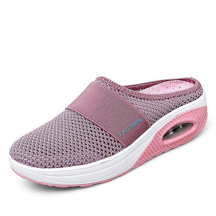 Mocasines ortopédicos para diabéticos con amortiguación de aire y sin cordones