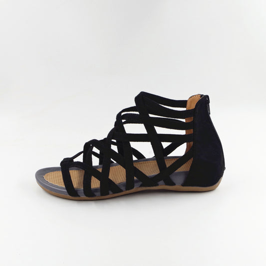 Sandalias planas transpirables con agujeros de verano