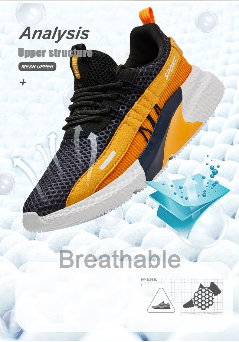 Zapatillas deportivas transpirables y antideslizantes para hombre y mujer, ¡con un 50 % de descuento!