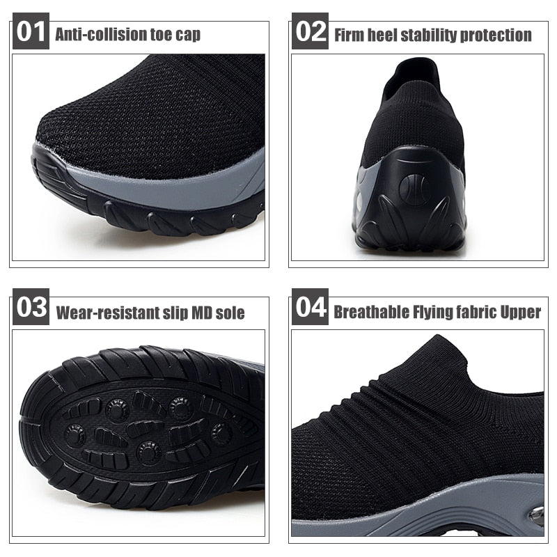 Zapatos para caminar súper suaves para mujer
