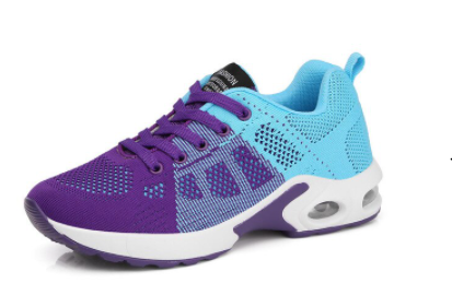 Zapatillas de running ligeras para mujer, transpirables y con amortiguación de aire