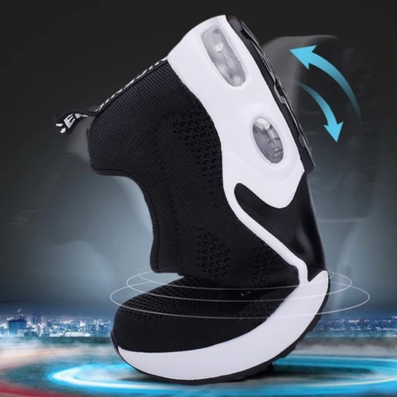 Zapatillas de running ligeras para mujer, transpirables y con amortiguación de aire
