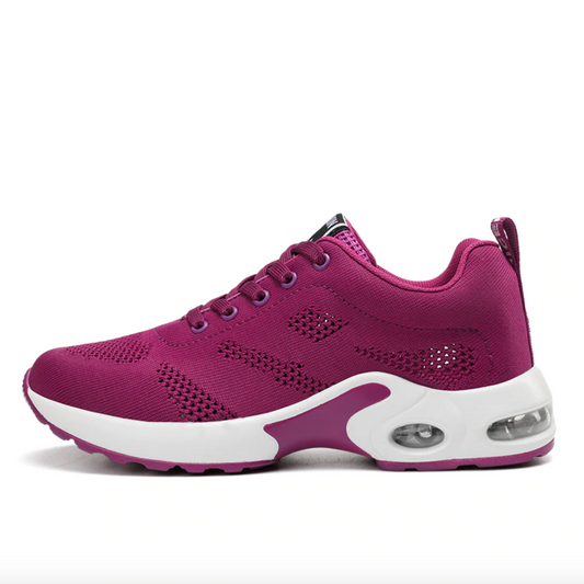 Zapatillas de running ligeras para mujer, transpirables y con amortiguación de aire