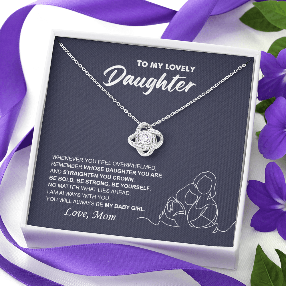 Regalo para hija | Collar con nudo de amor