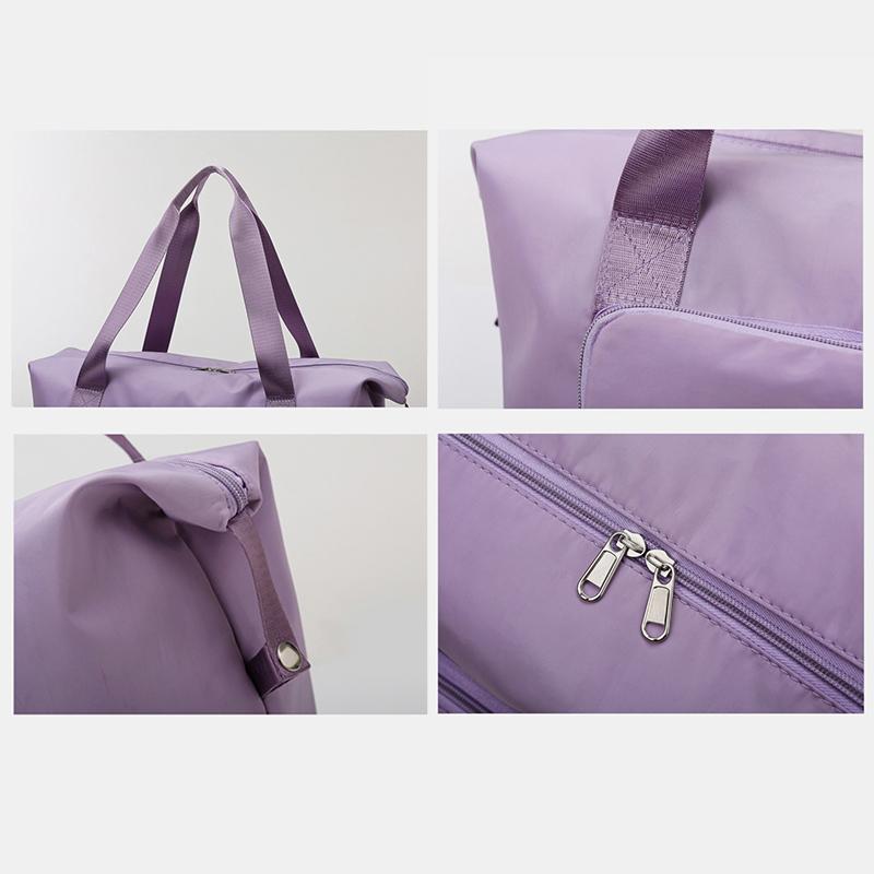 Bolso de compras plegable impermeable de gran capacidad, bolso de viaje