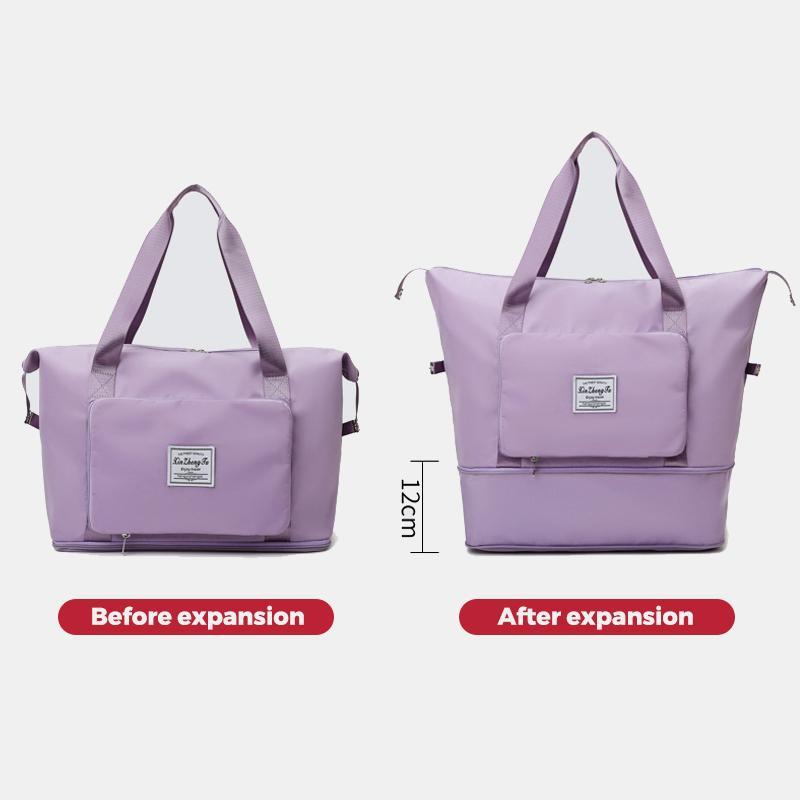 Bolso de compras plegable impermeable de gran capacidad, bolso de viaje