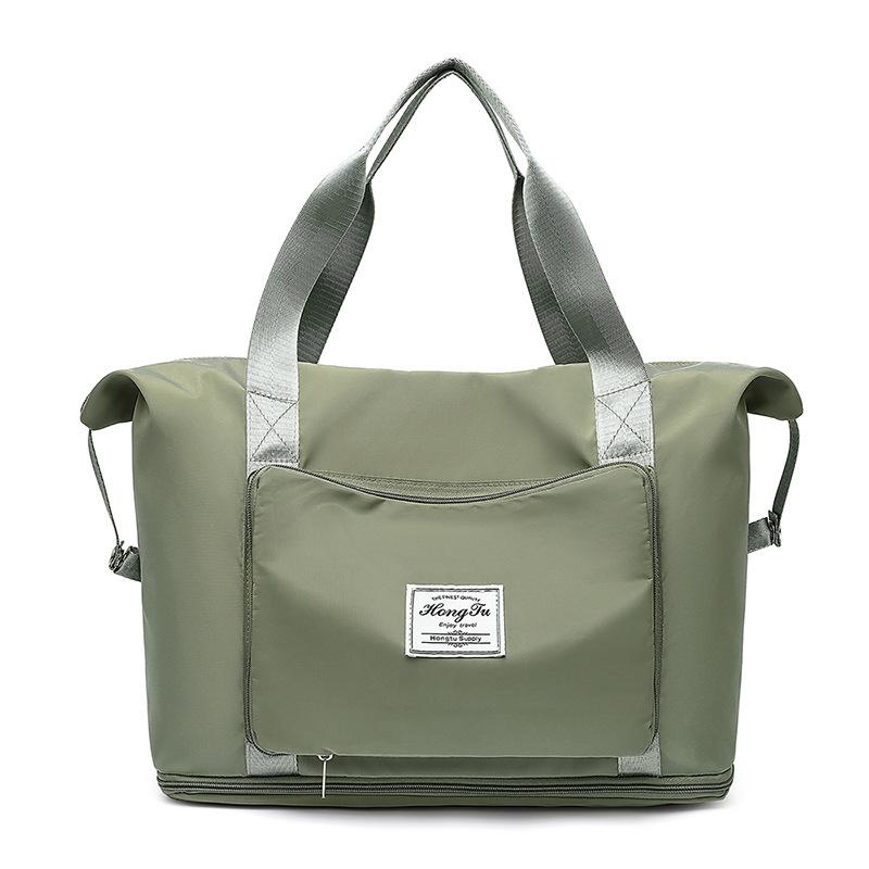 Bolso de compras plegable impermeable de gran capacidad, bolso de viaje