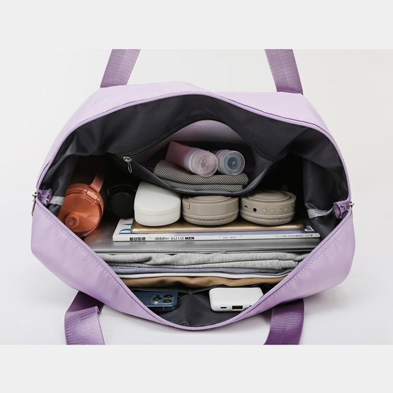 Bolso de compras plegable impermeable de gran capacidad, bolso de viaje