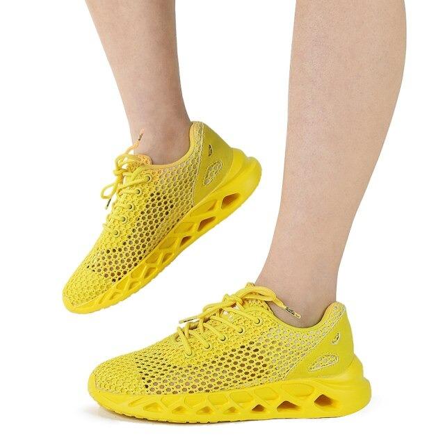 Zapatillas de running de malla antideslizantes para mujer