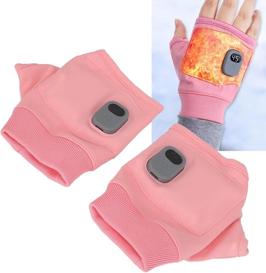 🎁 Christmas Promotion -45% Off✨Smart Thermostatic Heated Fingerless Gloves [Universal Fitment - Men/ Women/ Kids]