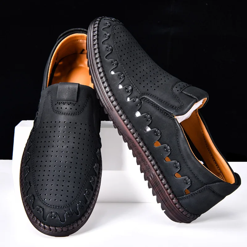 Summer Sale 49% Off🔥 Mens Leather Orthopedic Casual Slip-on Business Shoes