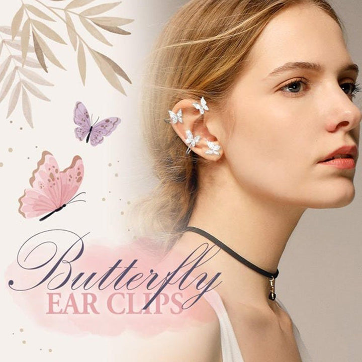 Butterfly Ear Clips [Limited time offer: Buy 2 Save More 15%]