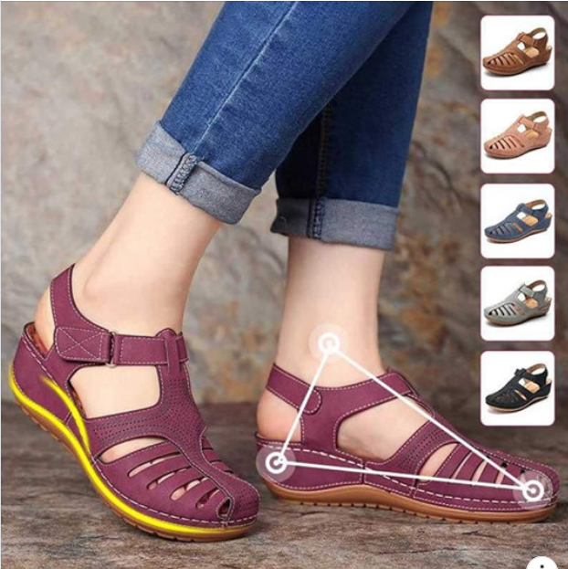 Sandalias ortopédicas de punta abierta para mujer BunionWell™ 