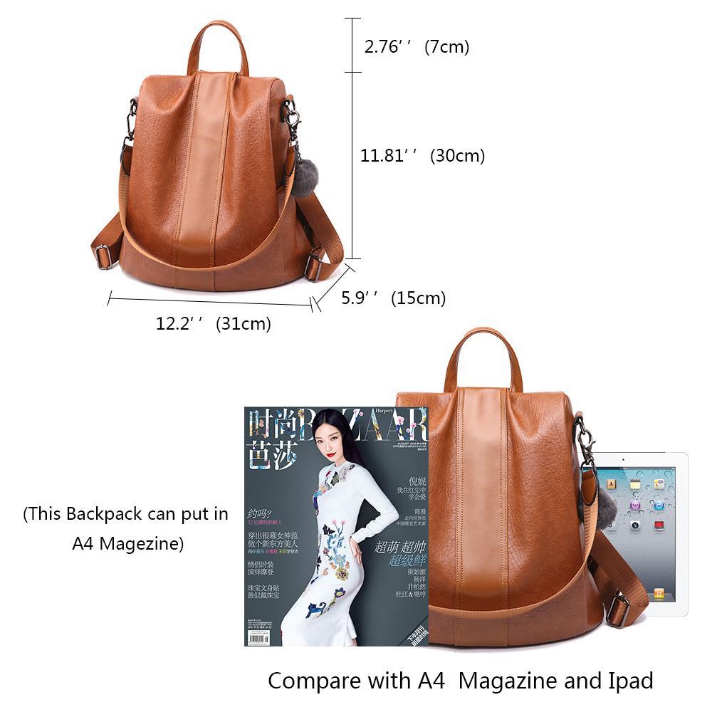 Mochila impermeable antirrobo de moda con gran capacidad 